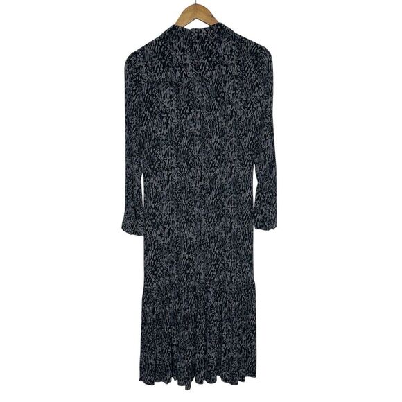 Rails Beatrice Dress Button Down Charcoal Animal Abstract Size Small - Picture 7 of 14